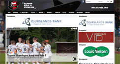Desktop Screenshot of fcdjursland.dk